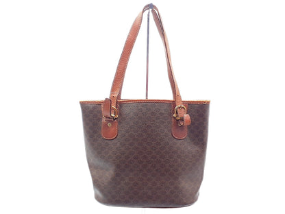 CELINE Macadam Leather Bucket Tote Tote Bag