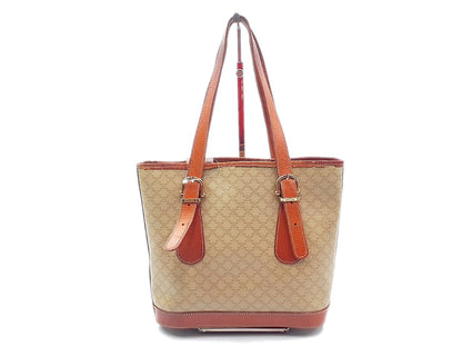 CELINE Macadam Leather Bucket Tote Tote Bag