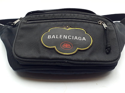 BALENCIAGA Explorer Black Body Bag 482389 Waist Bag