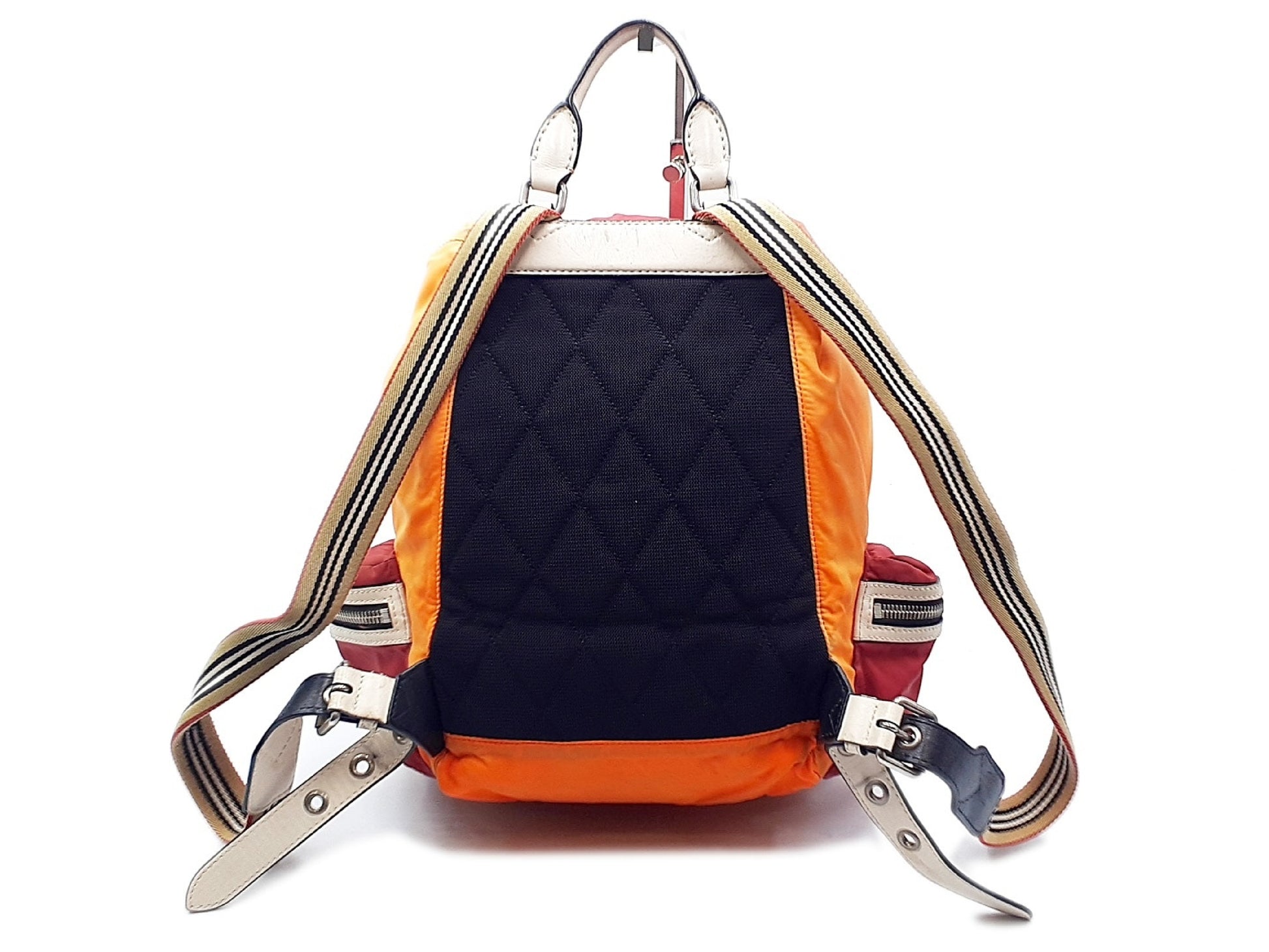 BURBERRY Novacheck Leather Backpack Rucksack