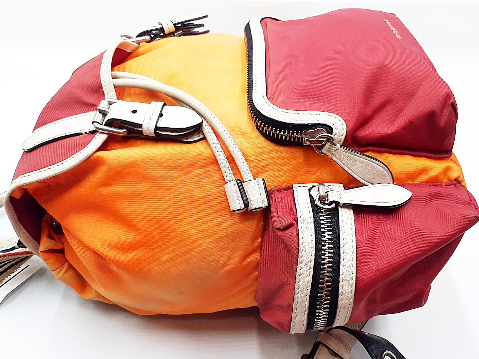 BURBERRY Novacheck Leather Backpack Rucksack