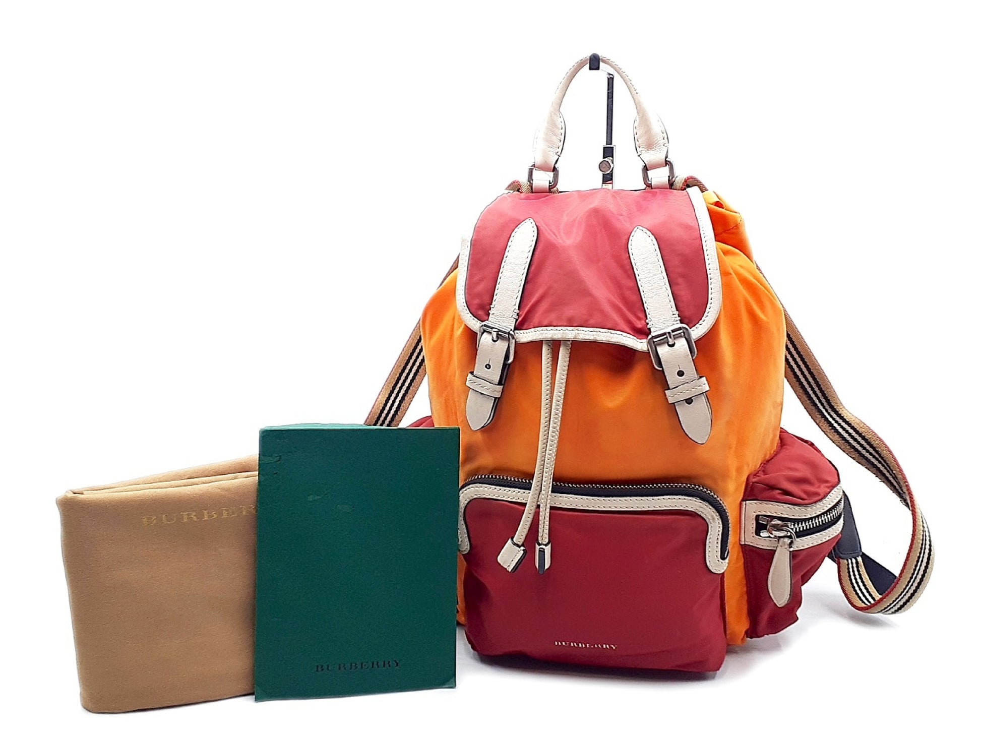 BURBERRY Novacheck Leather Backpack Rucksack