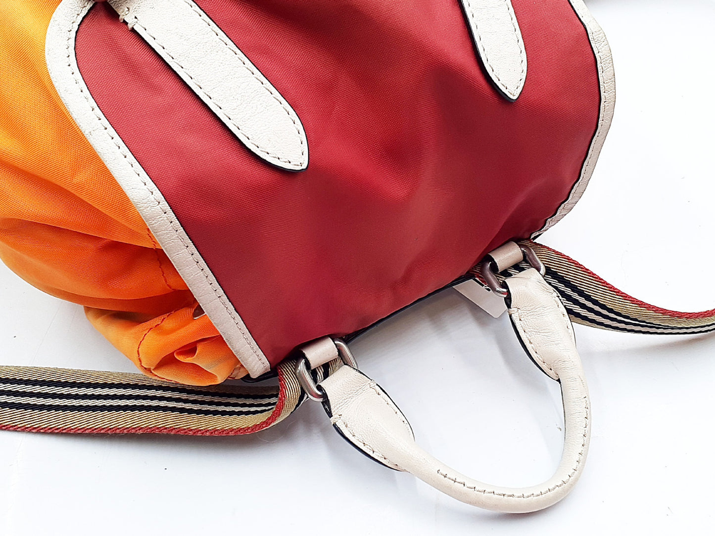 BURBERRY Novacheck Leather Backpack Rucksack