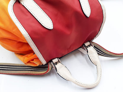 BURBERRY Novacheck Leather Backpack Rucksack