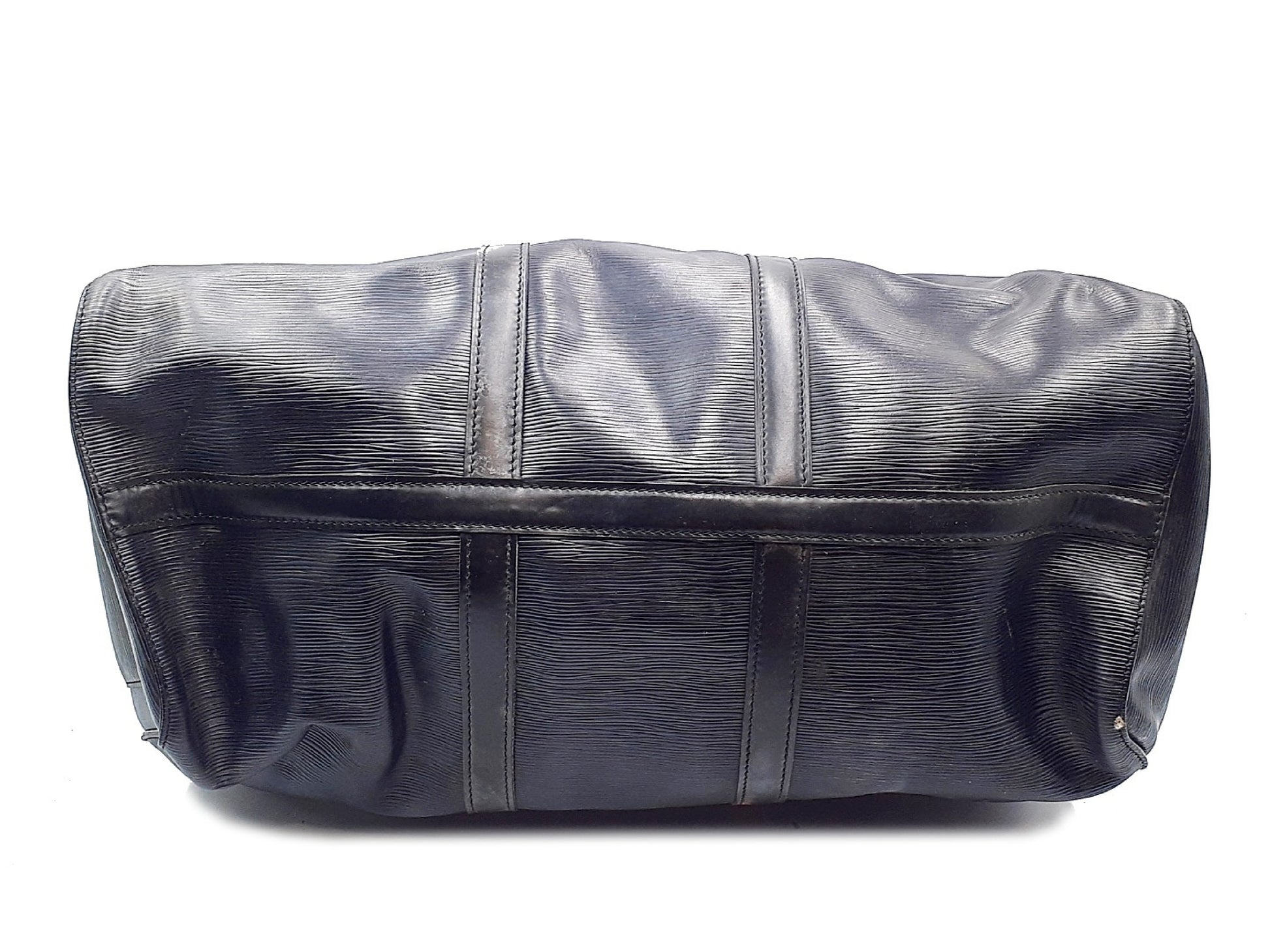 LOUIS VUITTON Epi Black Keypol 50 Boston Bag