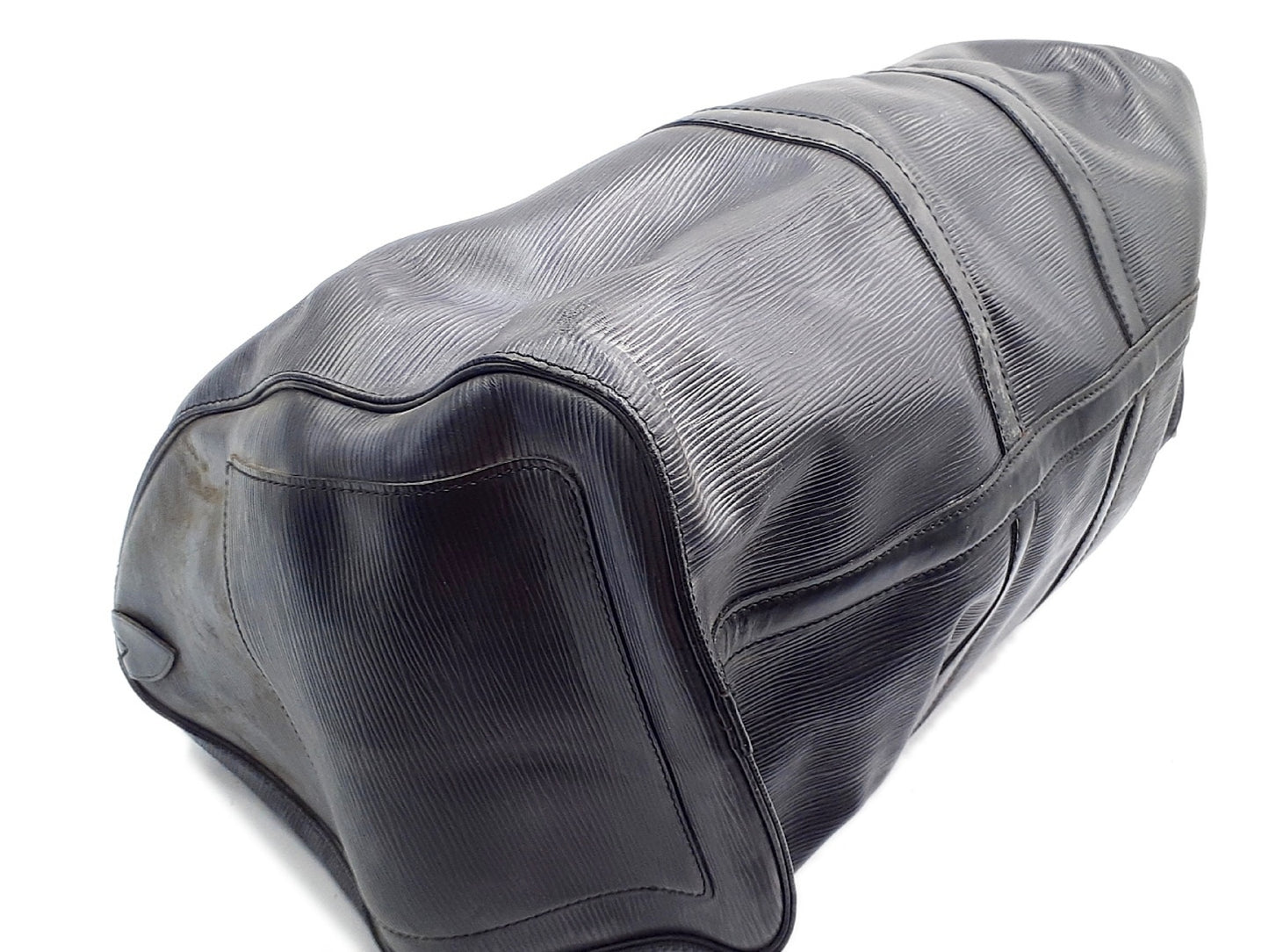 LOUIS VUITTON Epi Black Keypol 50 Boston Bag