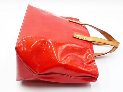 LOUIS VUITTON Verni Reed PM Red Handbag