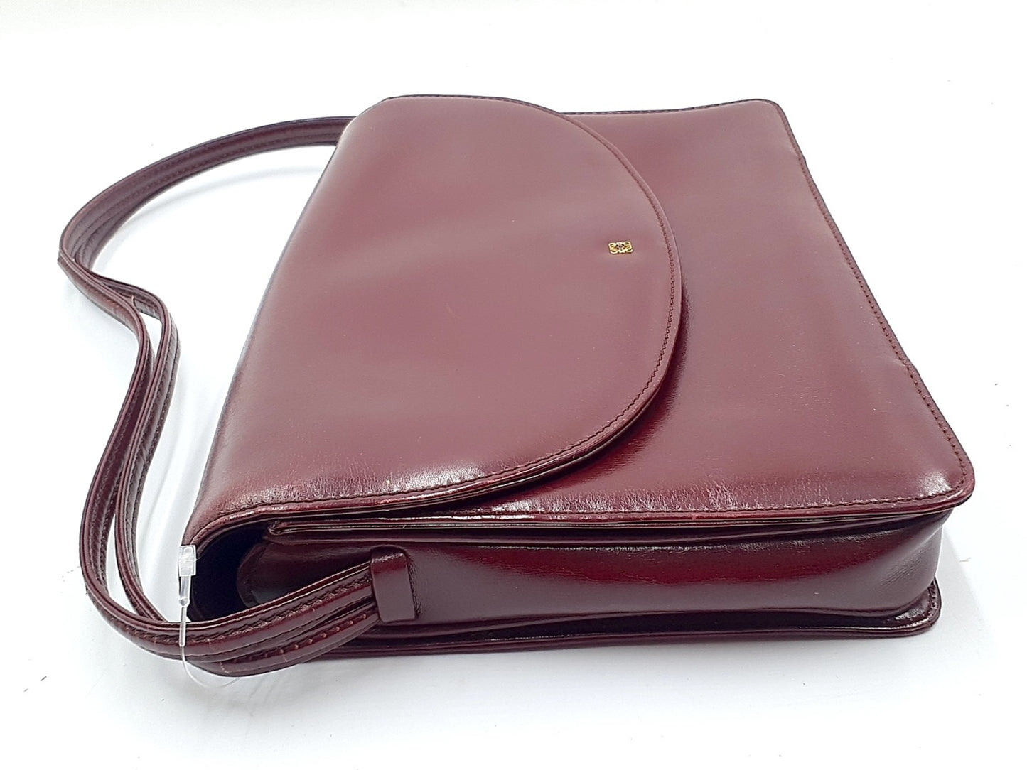 LOEWE Anagram Gold Fittings Calf Leather Vintage Shoulder Bag