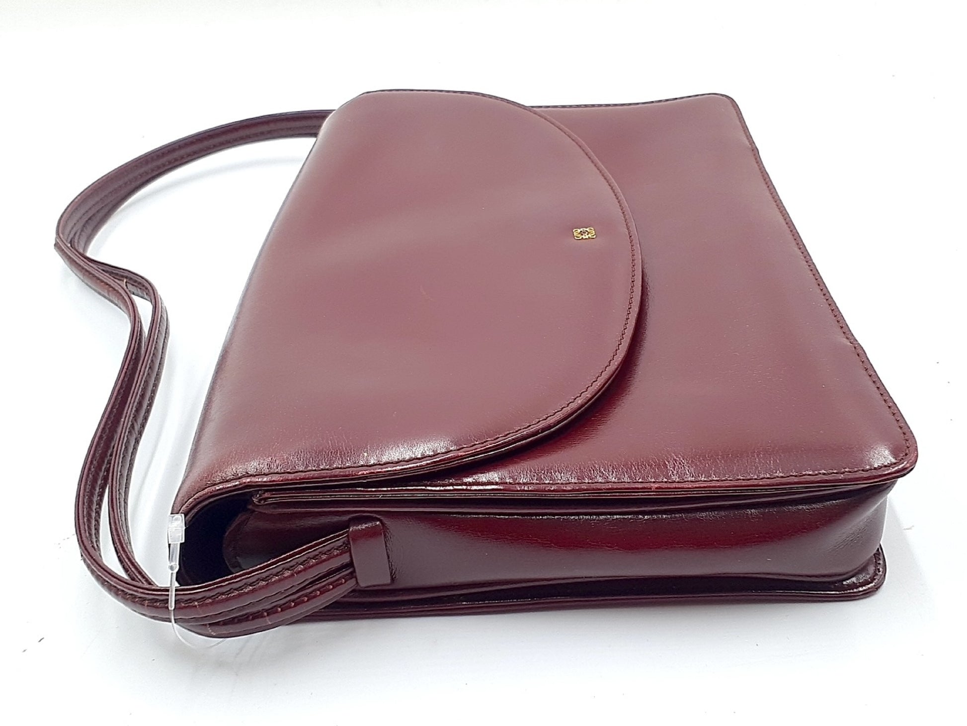 LOEWE Anagram Gold Fittings Calf Leather Vintage Shoulder Bag