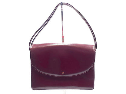 LOEWE Anagram Gold Fittings Calf Leather Vintage Shoulder Bag