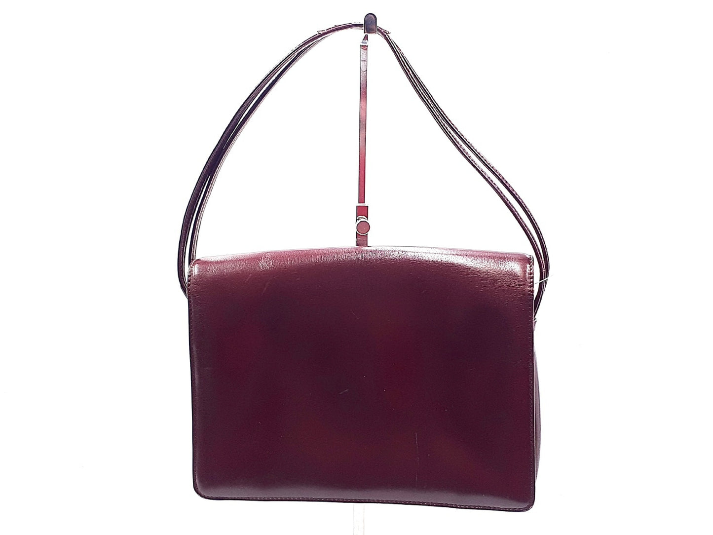 LOEWE Anagram Gold Fittings Calf Leather Vintage Shoulder Bag