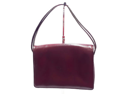 LOEWE Anagram Gold Fittings Calf Leather Vintage Shoulder Bag