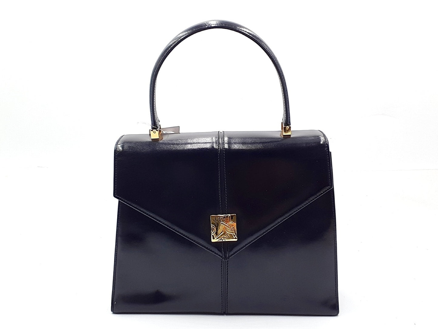 Yves Saint Laurent YSL Leather Hand Gold Hardware Vintage Handbag