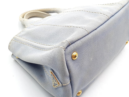 PRADA Kanapa Gold Hardware Triangular Plate Handbag