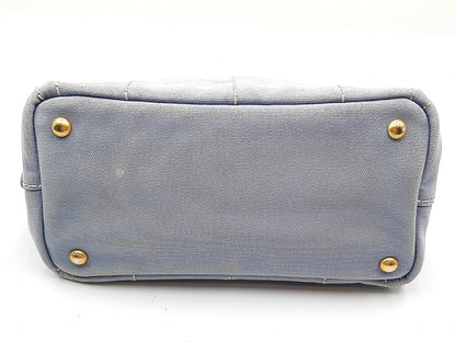 PRADA Kanapa Gold Hardware Triangular Plate Handbag