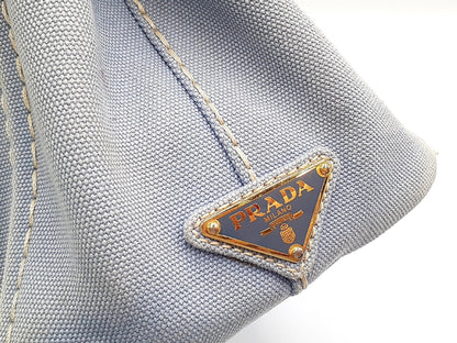 PRADA Kanapa Gold Hardware Triangular Plate Handbag