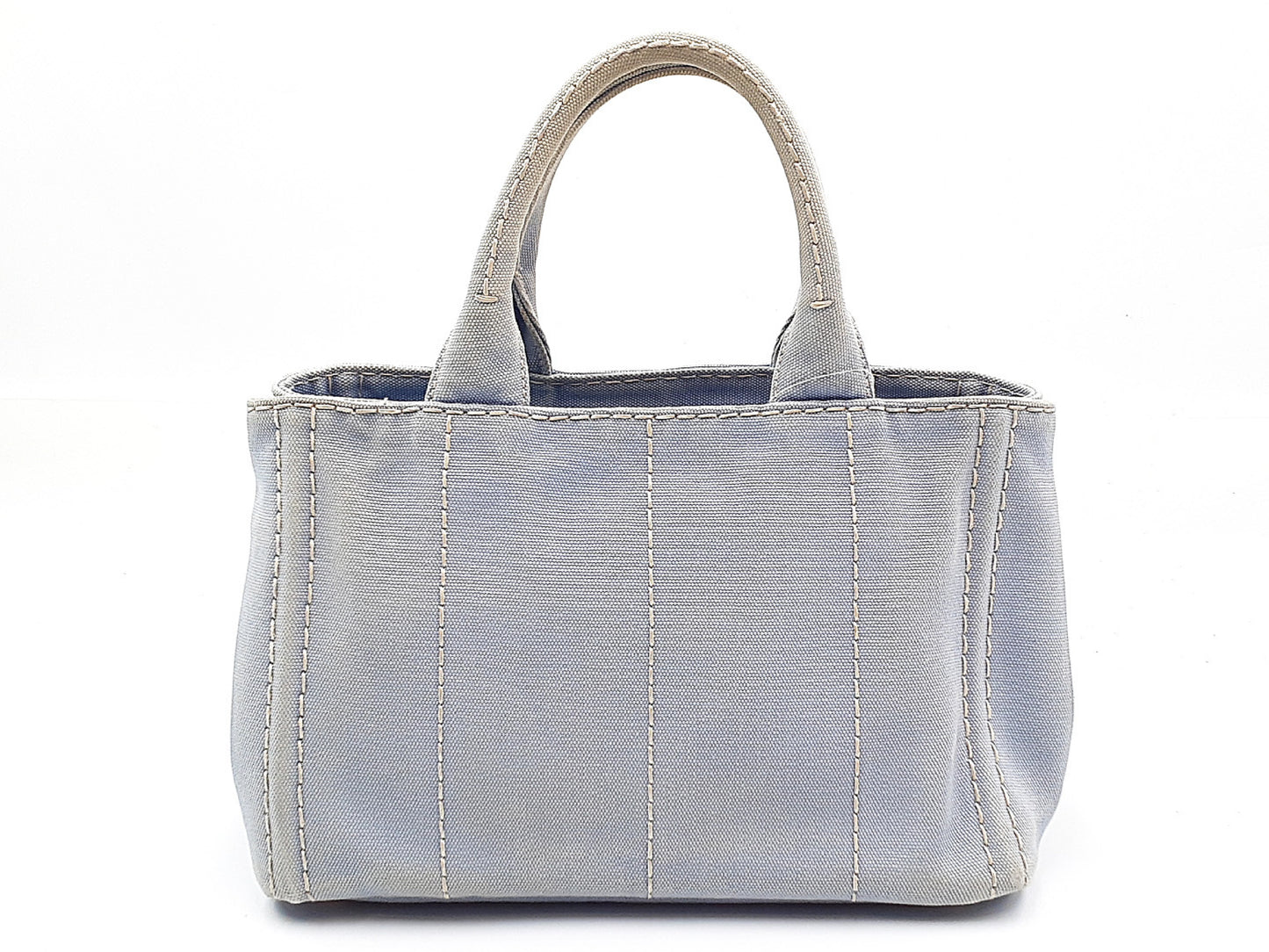 PRADA Kanapa Gold Hardware Triangular Plate Handbag