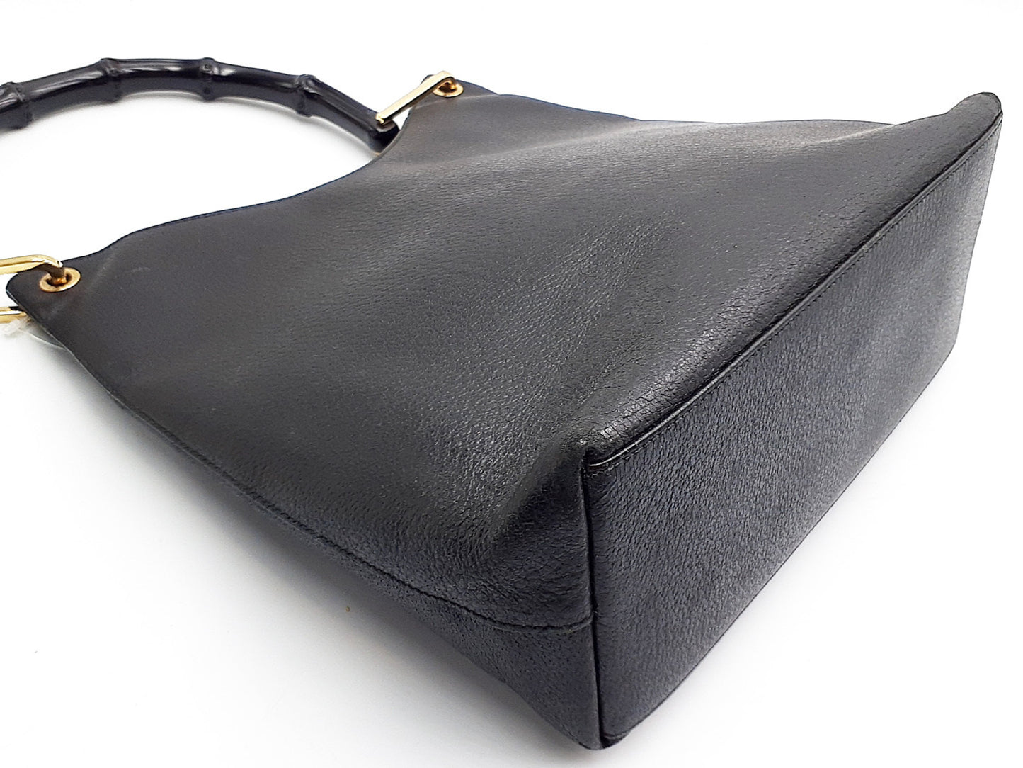 GUCCI Bamboo Gold Hardware Leather Hand Hand Bag