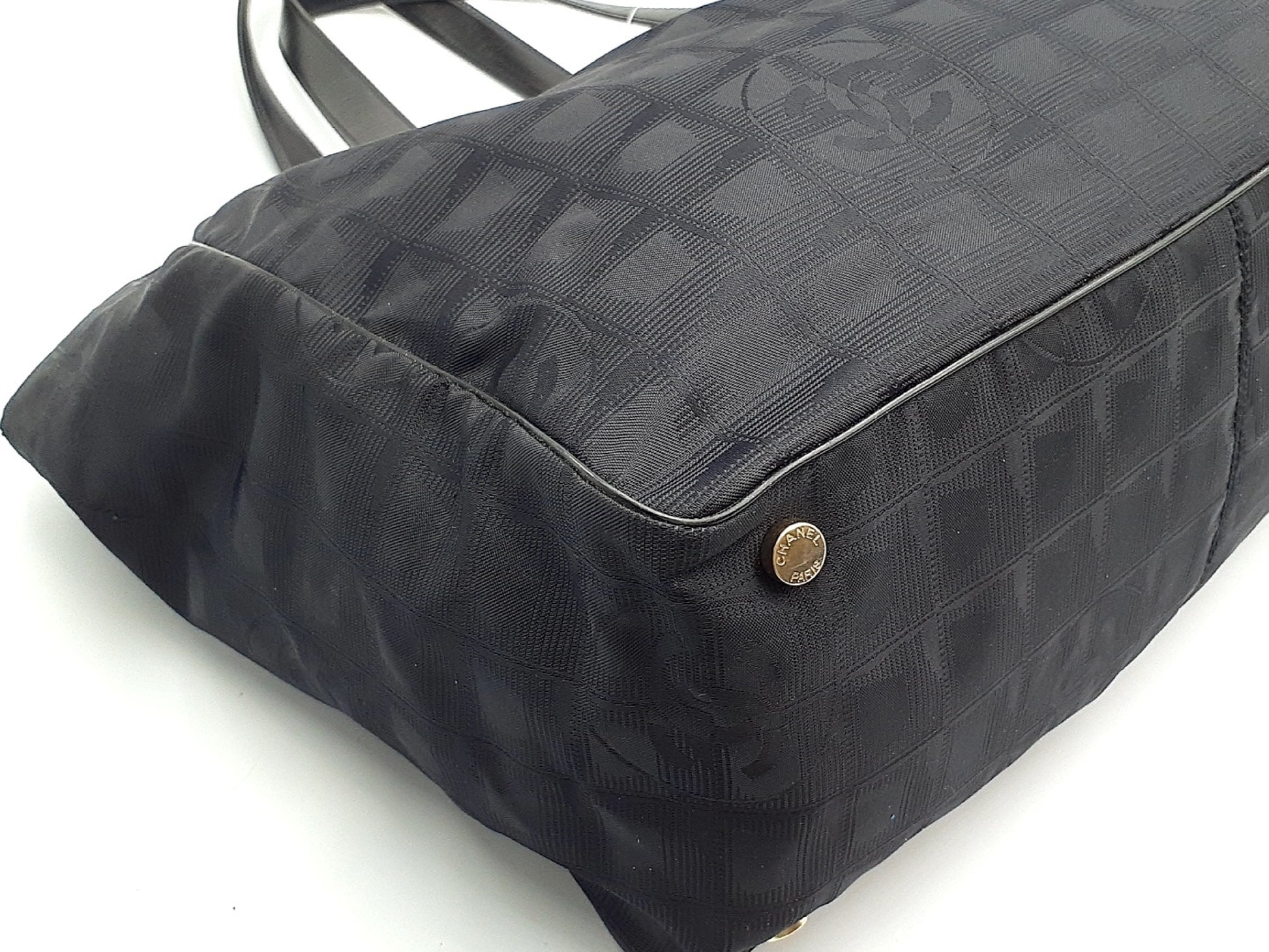 CHANEL New Travel Line Black 7th Series Tote Bag