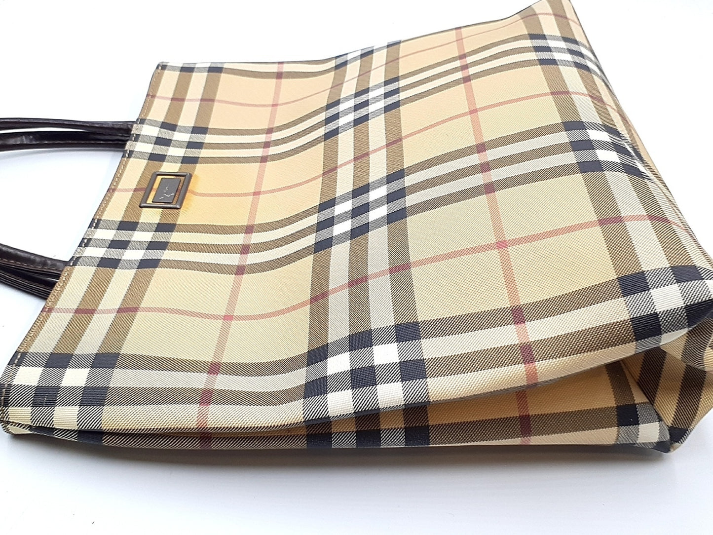 BURBERRY Novacheck Leather Bag Set of 4 Tote Bags