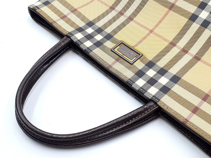 BURBERRY Novacheck Leather Bag Set of 4 Tote Bags