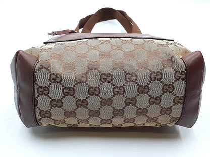 GUCCI 4-Piece Set GG Canvas Leather Tote Tote Bag