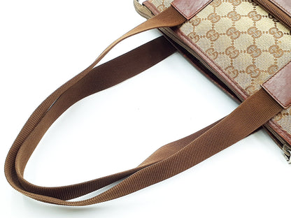 GUCCI 4-Piece Set GG Canvas Leather Tote Tote Bag