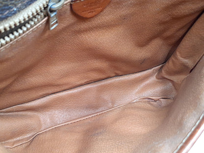 CELINE 5-Piece Set Macadam Pattern Leather Vintage Tote Bag Second Bag Tote Bag