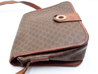 CELINE 5-Piece Set Macadam Pattern Leather Vintage Tote Bag Second Bag Tote Bag