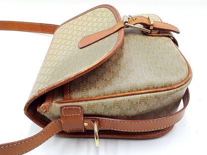 CELINE 3-Piece Macadam Leather Vintage Shoulder Bag