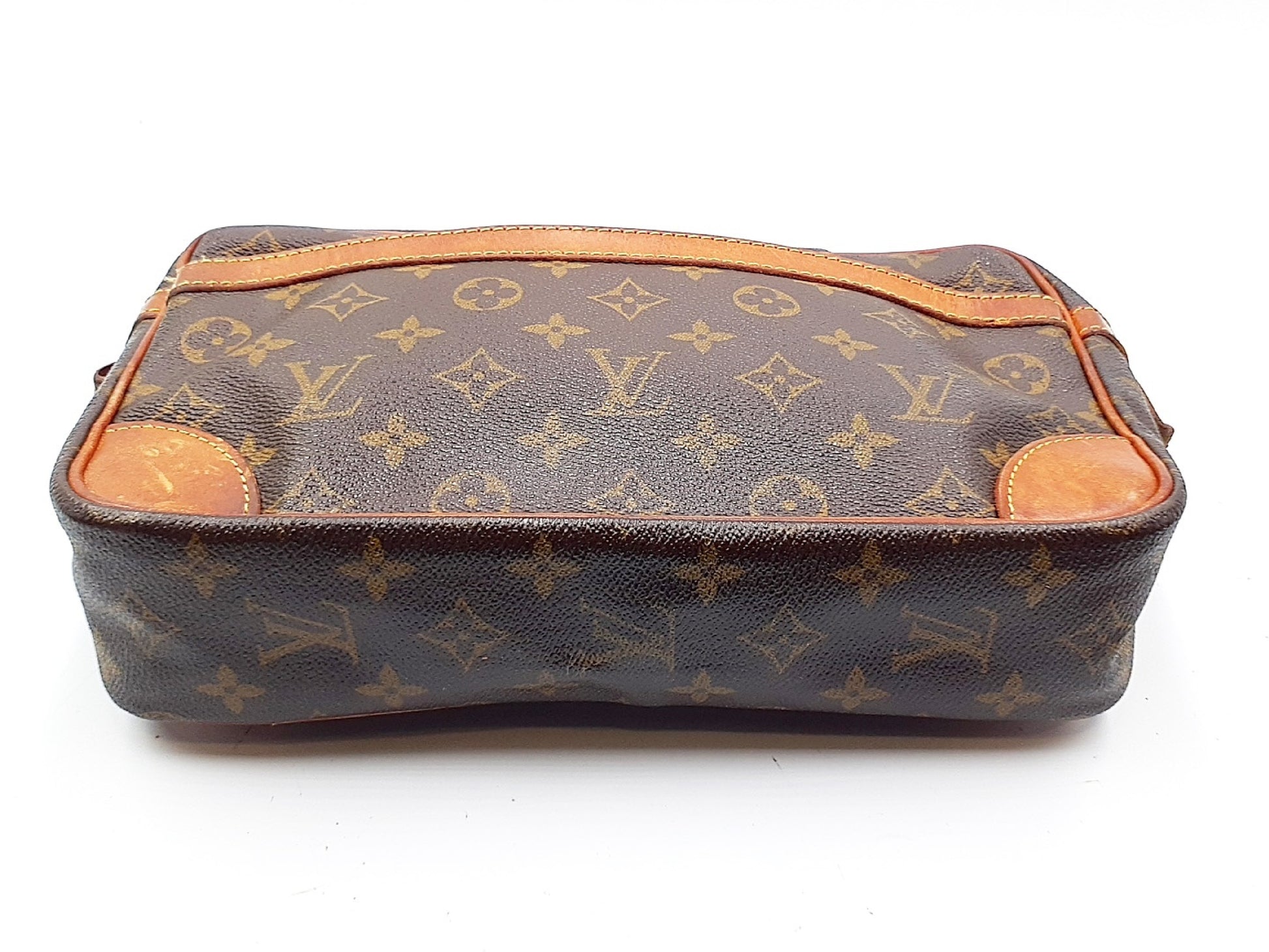 LOUIS VUITTON 4-Piece Set Monogram Marli Dragone Compiegne 28 Pochette Damm Second Bag