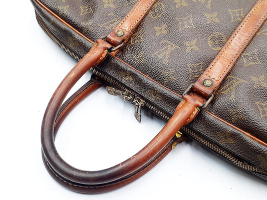 LOUIS VUITTON 4-Piece Set Monogram Epi Taiga Business Bag Set Business Bag Set Business Bag