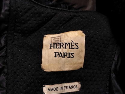 HERMES Hermes Leather Down Jacket Men's Jacket