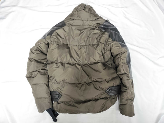 HERMES Hermes Leather Down Jacket Men's Jacket