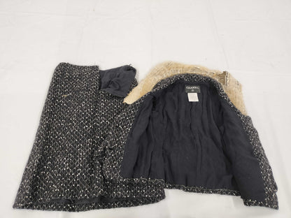 CHANEL CHANEL Tweed Jacket Skirt Set Other Apparel