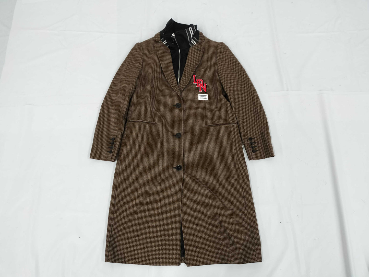 BURBERRY Current Check Coat Coat