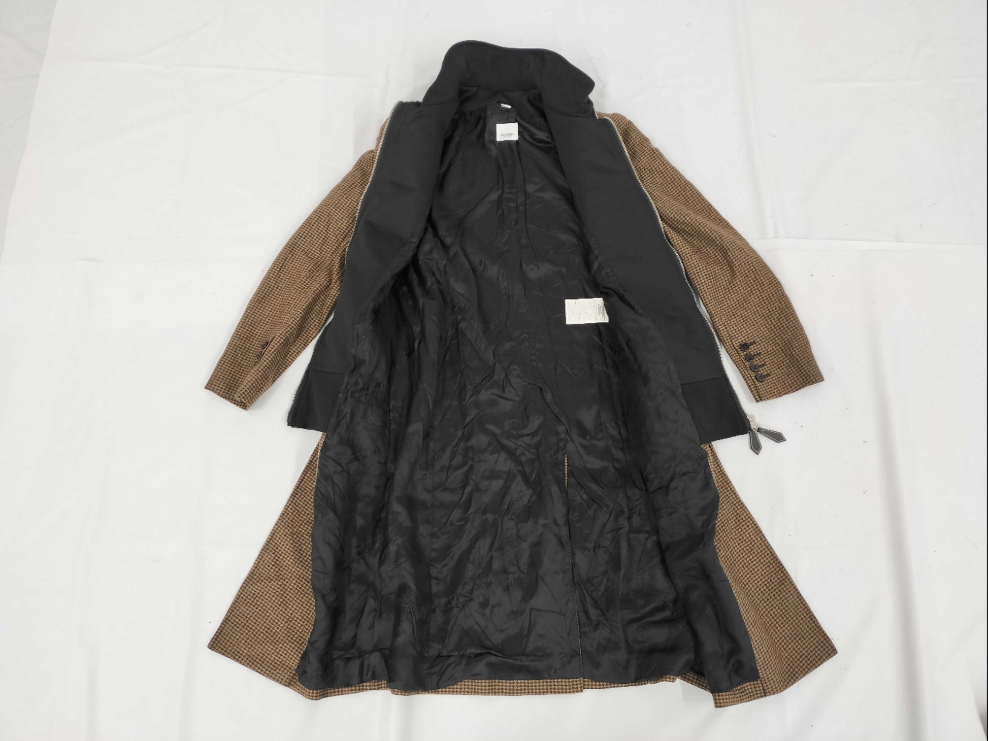 BURBERRY Current Check Coat Coat