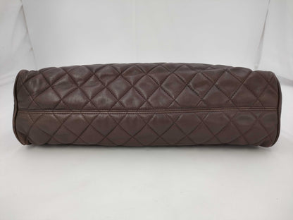 CHANEL CHANEL Matlassse Chain Tote Bag Brown Tote Bag
