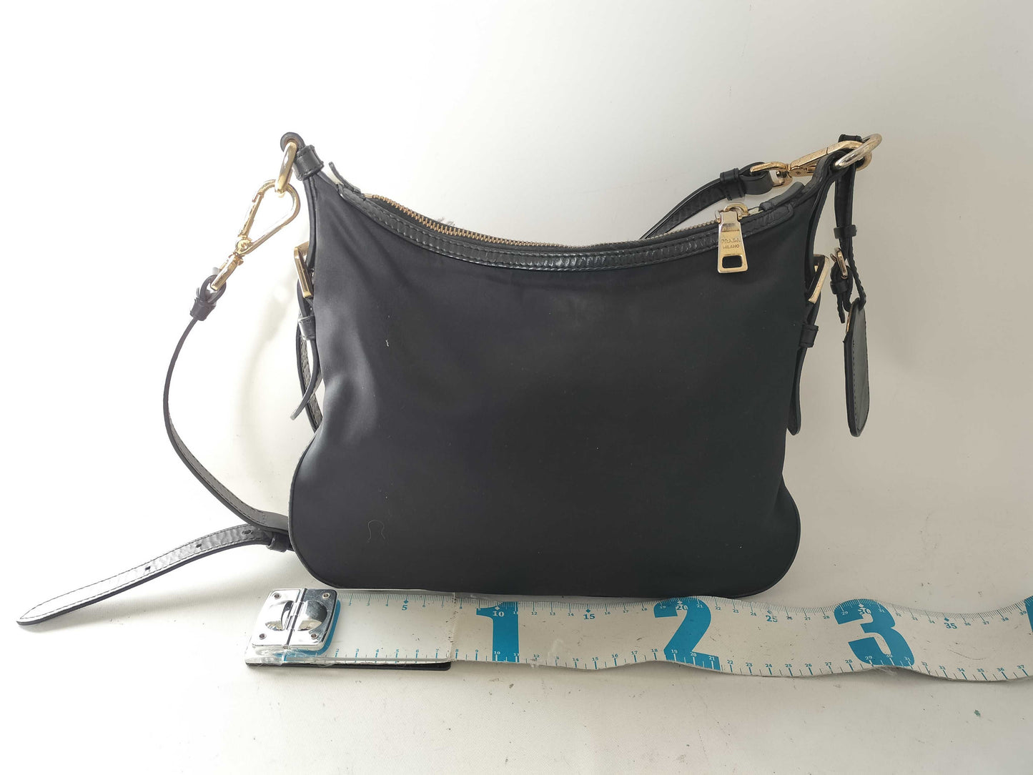 PRADA Nylon Prada Nylon Leather Shoulder Bag Shoulder Bag
