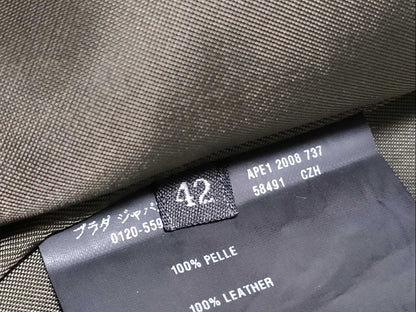 PRADA PRADA Leather Jacket Jacket