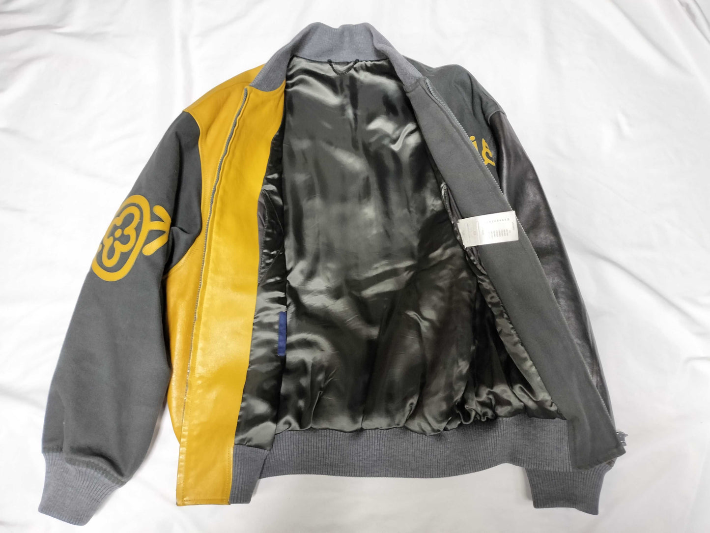 LOUIS VUITTON Louis Vuitton Louis Vuitton Bicolor Leather Bomber Blouson Jacket
