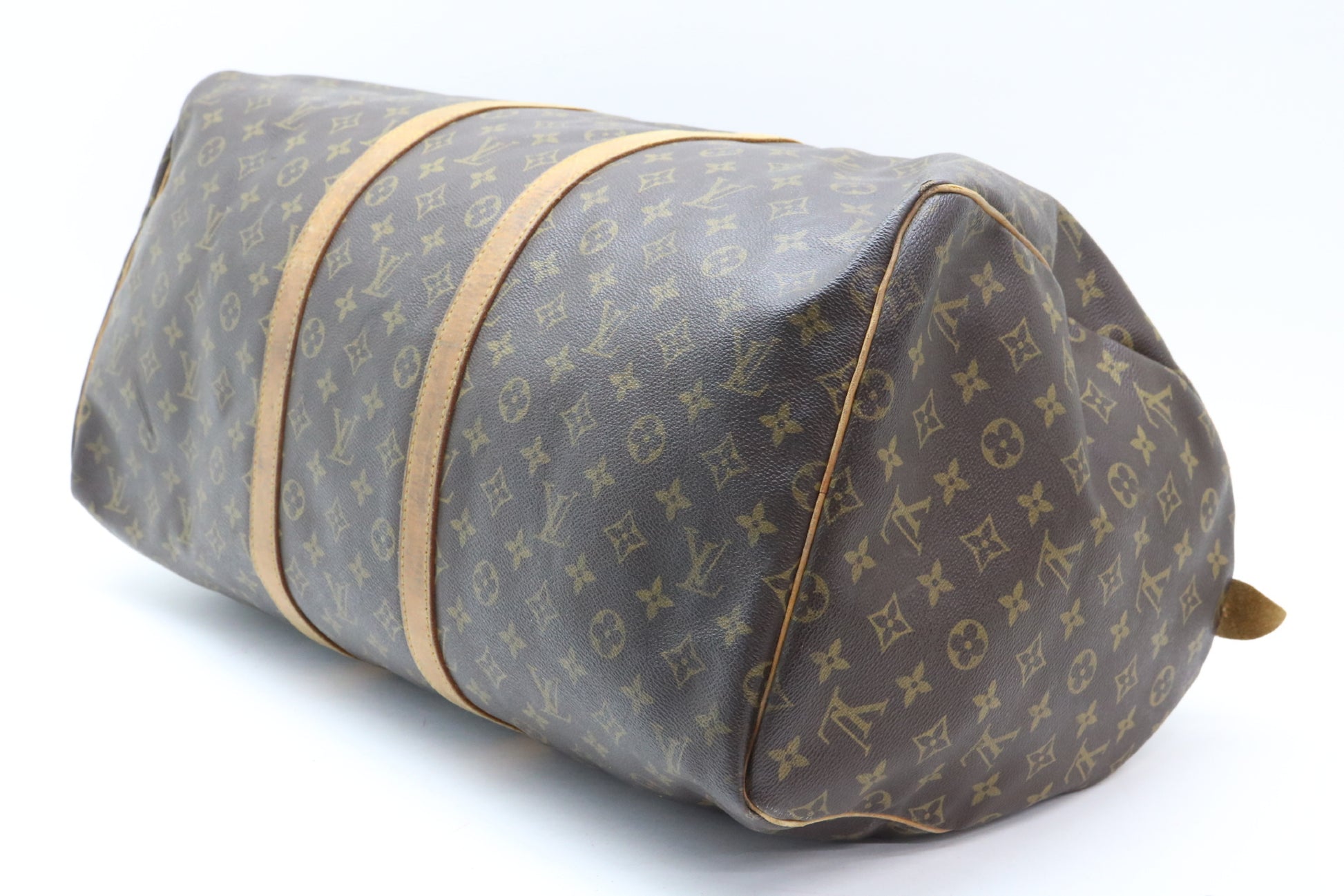 LOUIS VUITTON Monogram Keepall 55 Boston Bag