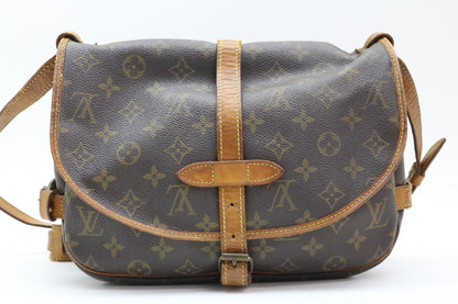 LOUIS VUITTON Monogram Saumur Shoulder Bag