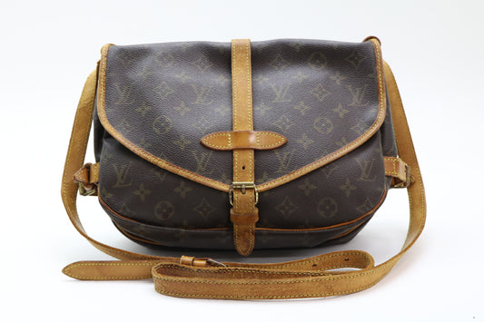LOUIS VUITTON Monogram Saumur 30 Shoulder Bag