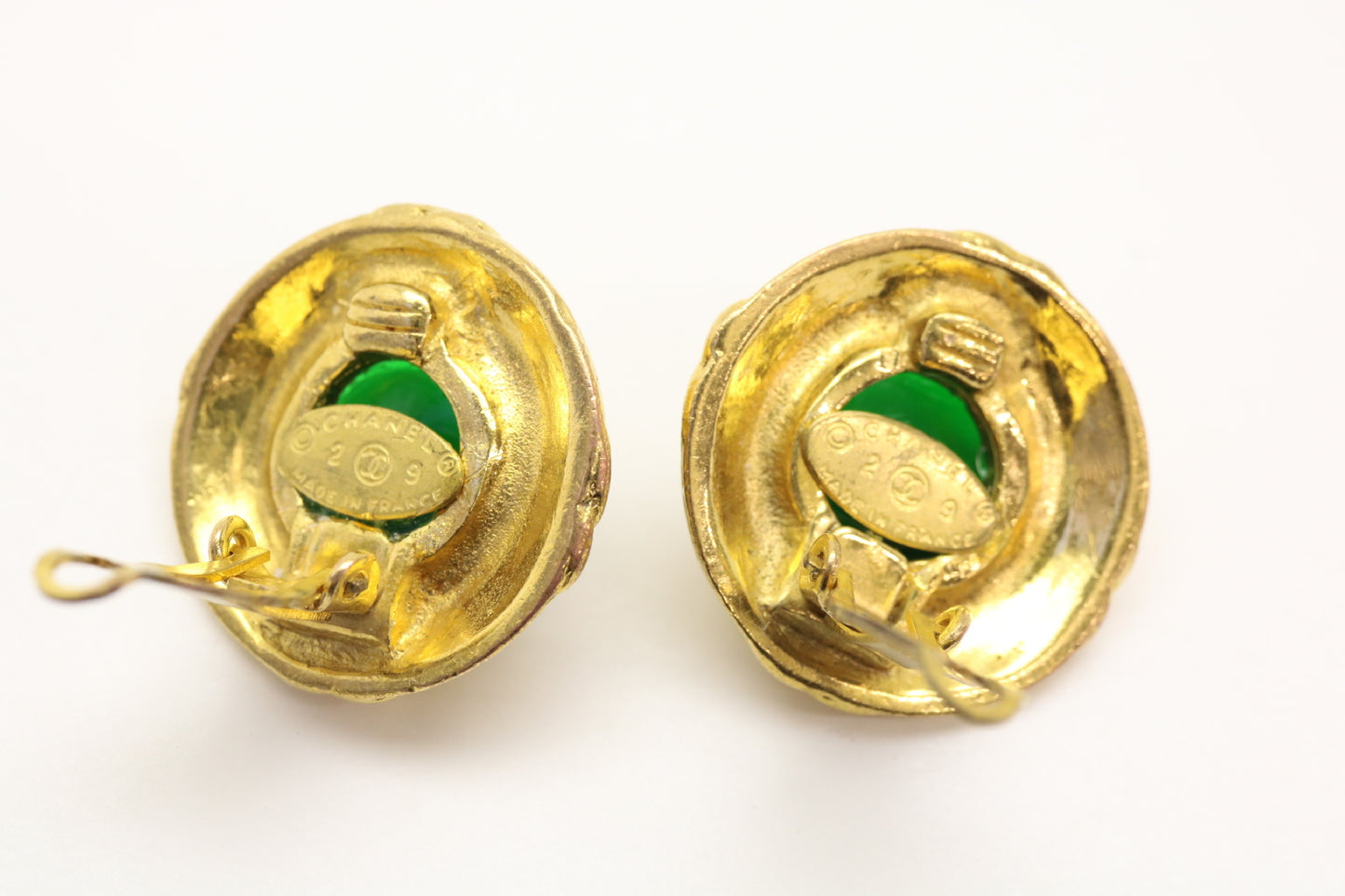 CHANEL Color Stone Coco Mark 2 9 Earrings