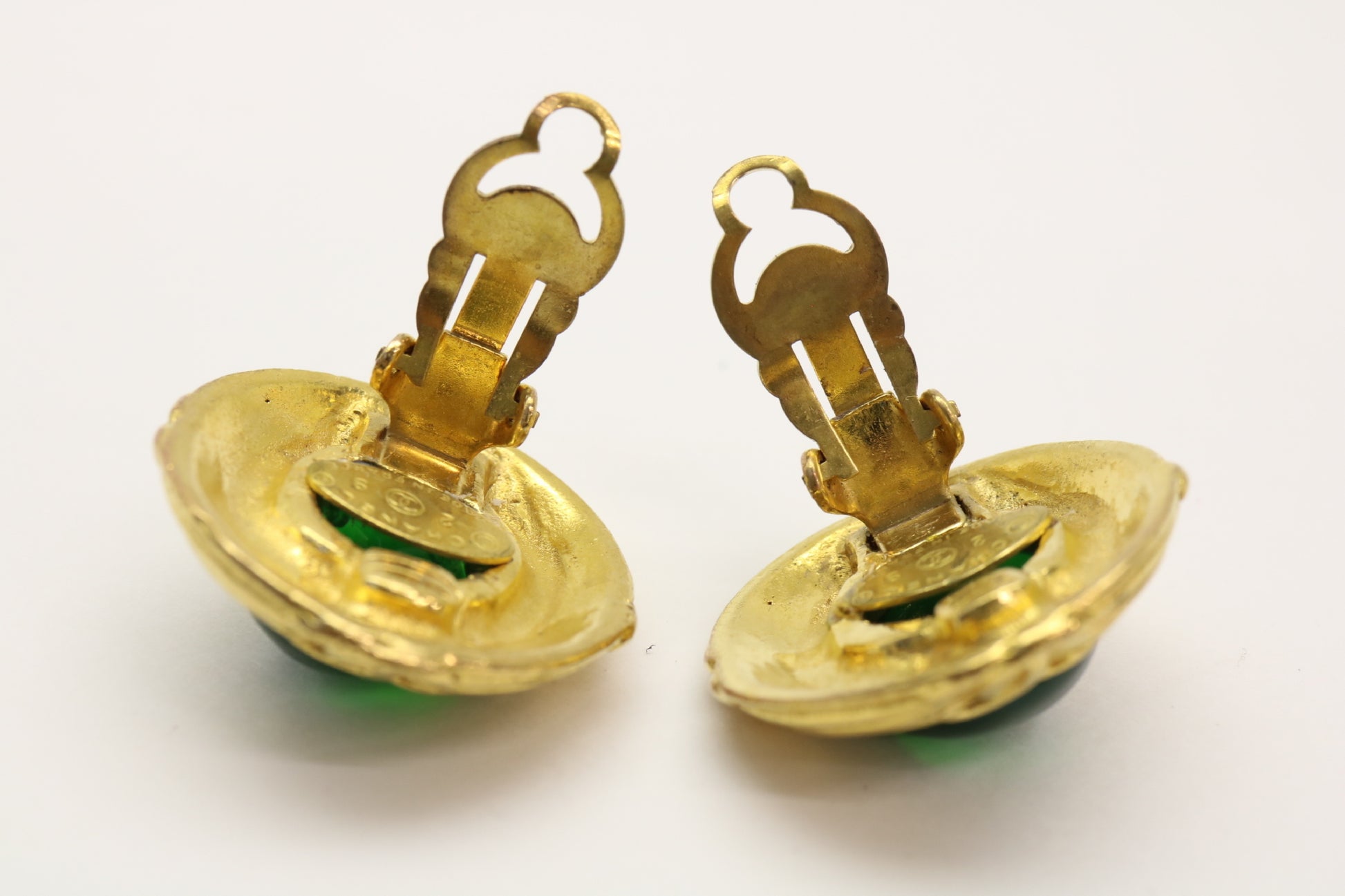 CHANEL Color Stone Coco Mark 2 9 Earrings