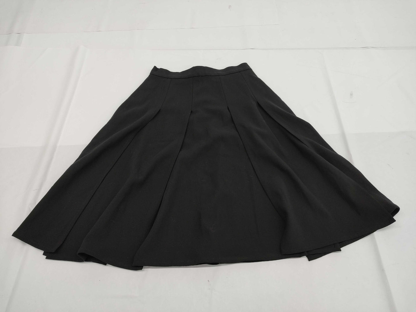 CHANEL CHANEL Pleated Skirt Black Skirt