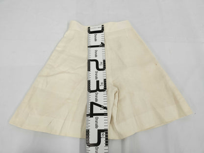 CHANEL CHANEL Flared Skirt White Skirt