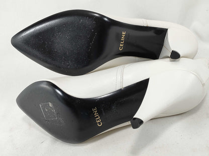 CELINE CELINE Side Gore Boots White Other Shoes