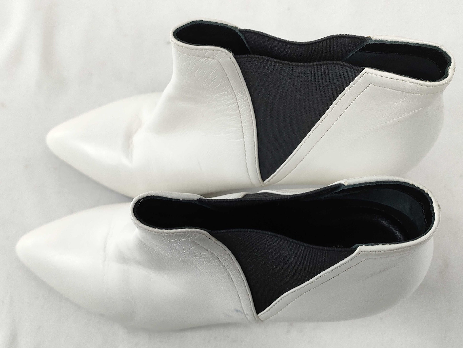 CELINE CELINE Side Gore Boots White Other Shoes